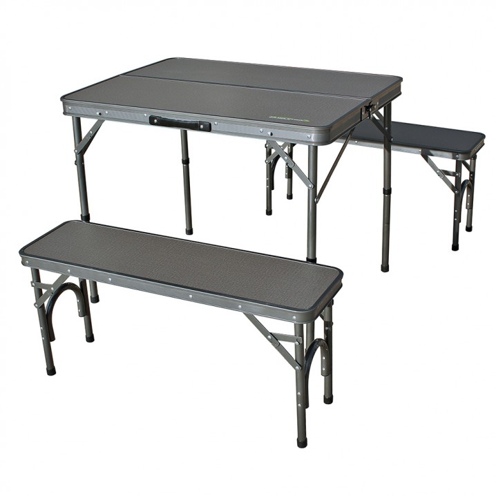 Premium Camping Table & Bench Set