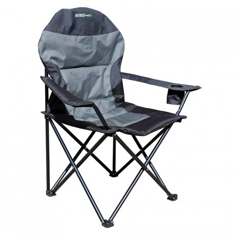 High Back XL Chair Grey and Black