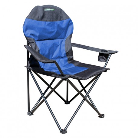 High Back XL Chair Navy Blue and Black
