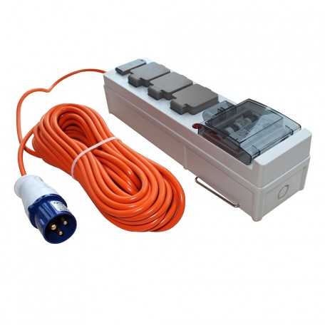Mobile Mains Power Unit USB 15m Cable
