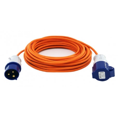 Caravan Mains Extension Cable 25m 2.5mm 16A
