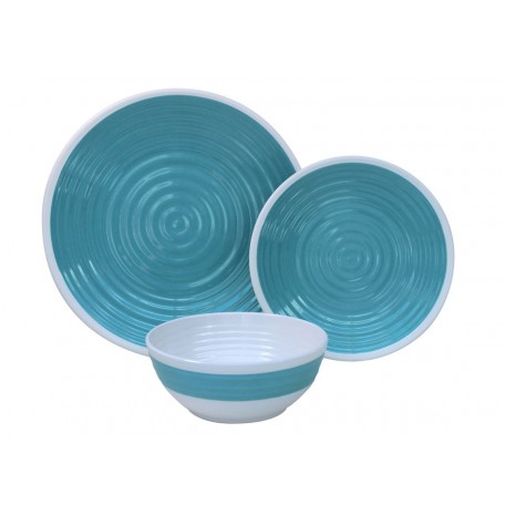 Premium 12pc Melamine Plate and Bowl Set
